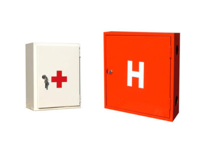 Hydrant and first aid kit cabinet